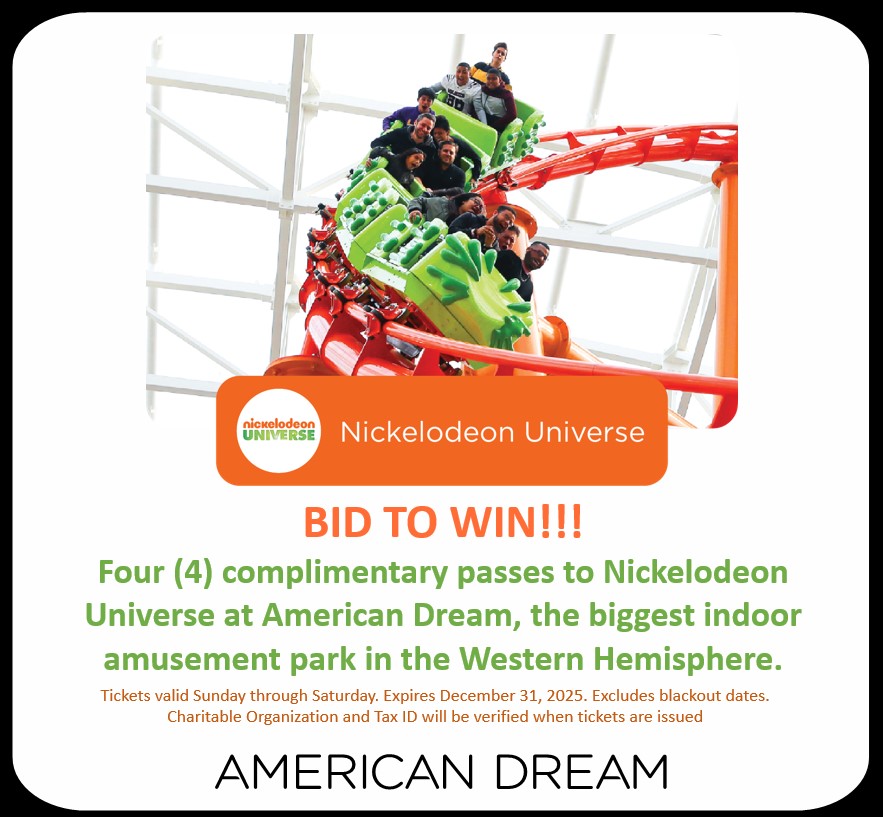 4 Tickets to Nickelodeon Universe