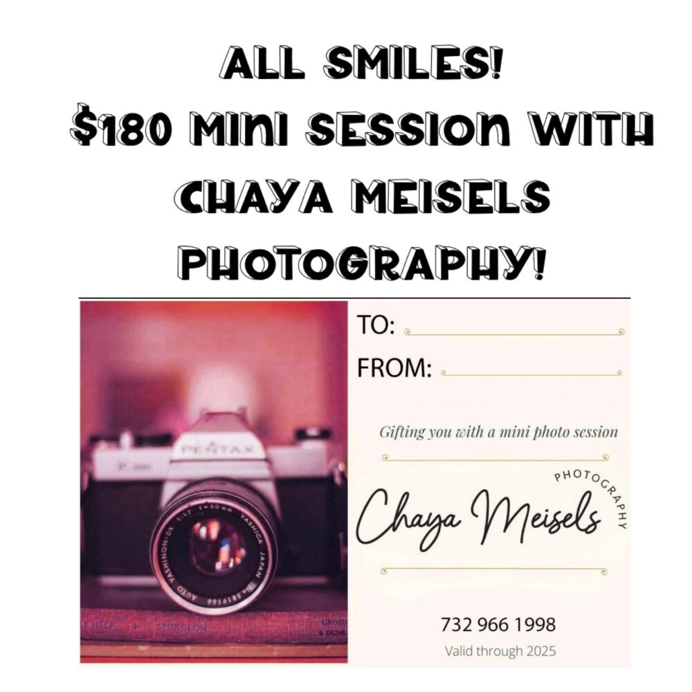 Mini photo shoot by Chaya Meisels photography